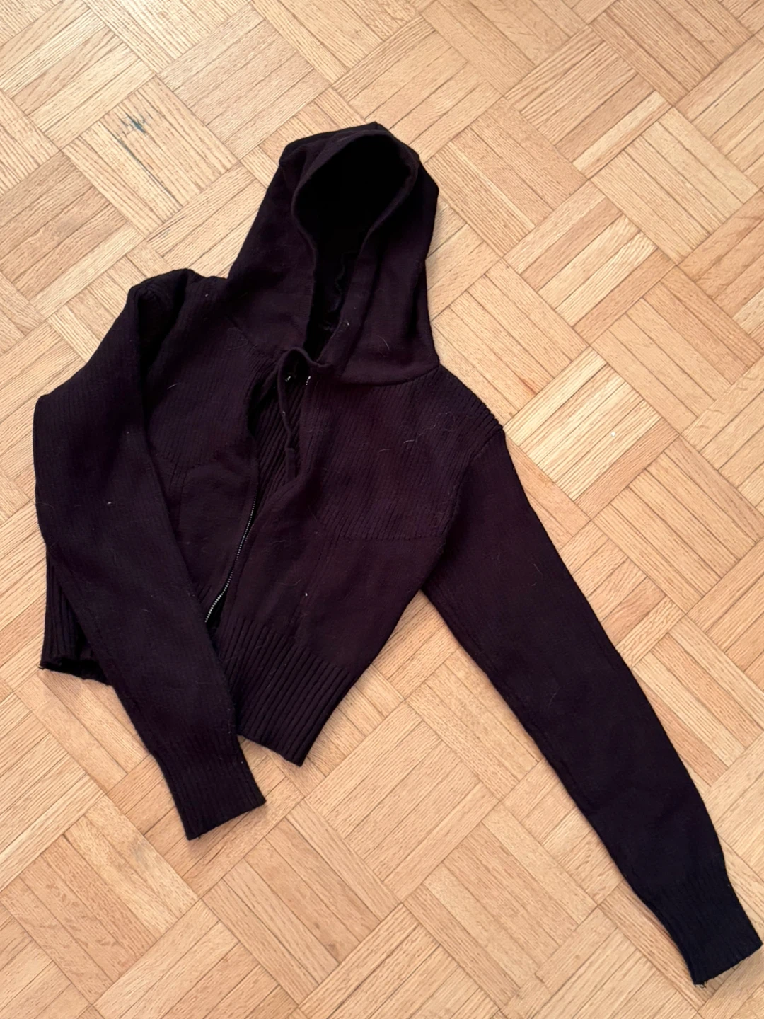 Black Full-Zip Hoodie