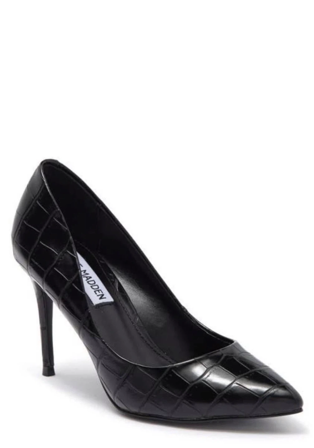 Steve Madden Luiza-C Black Croc Pumps Size 7