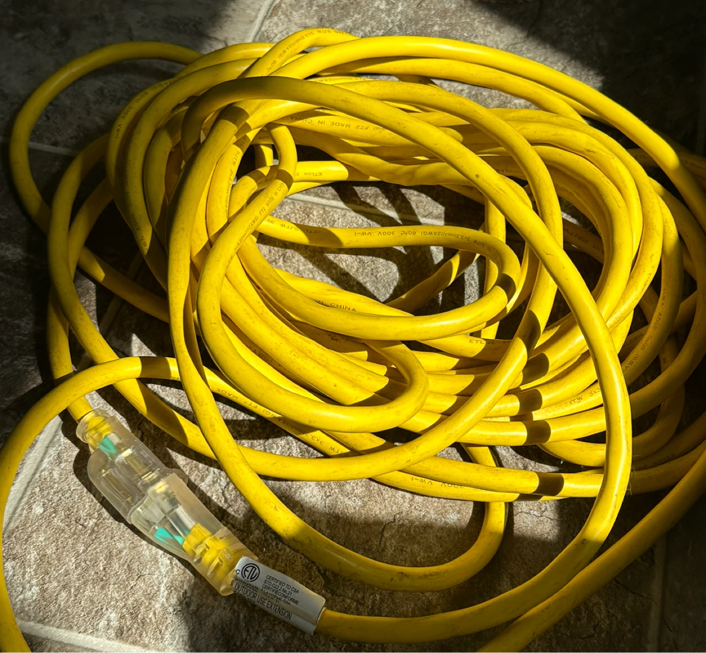 50’ Power Extension Cord