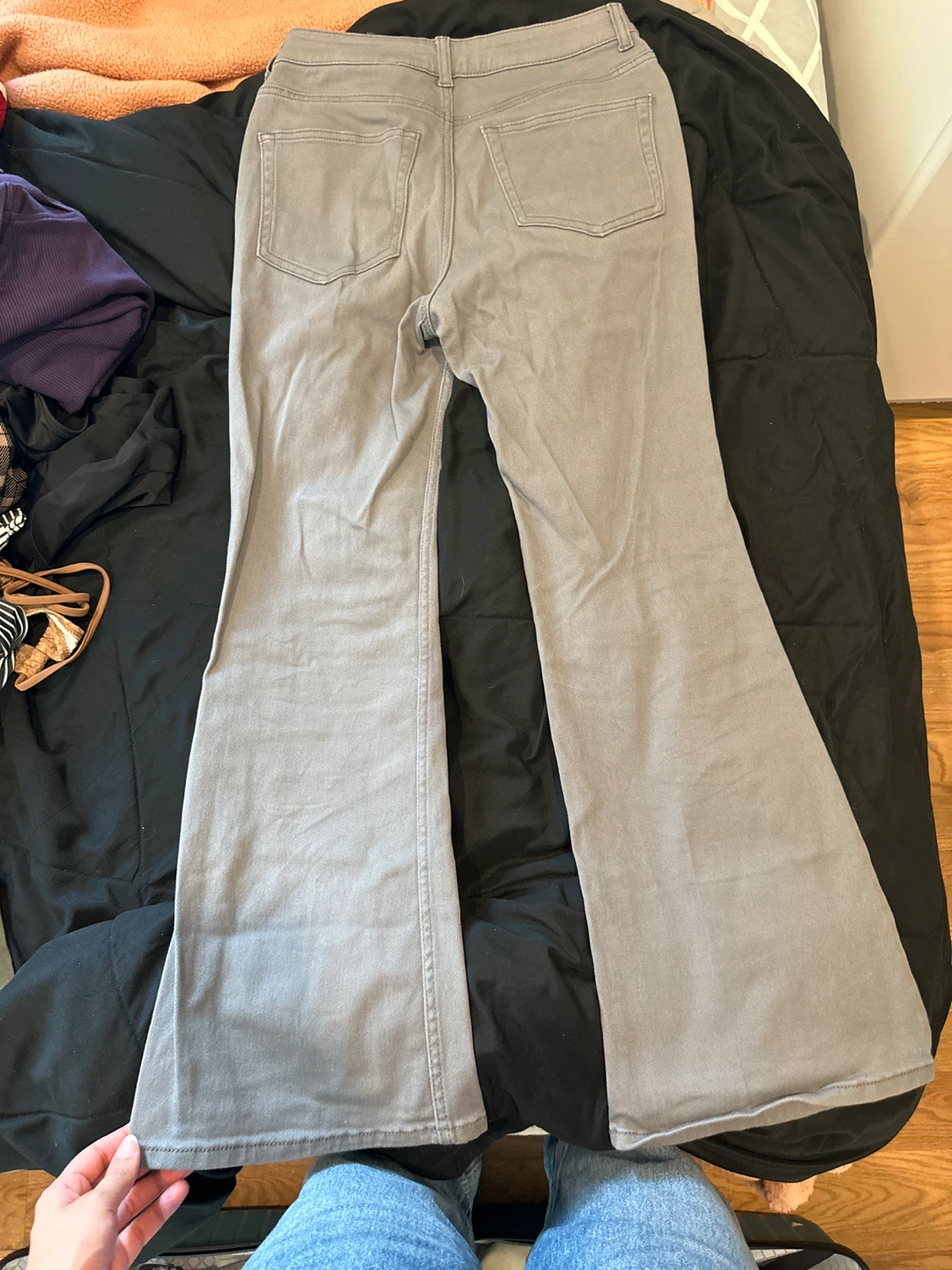 H&M Grey Flare Jeans - photo 2