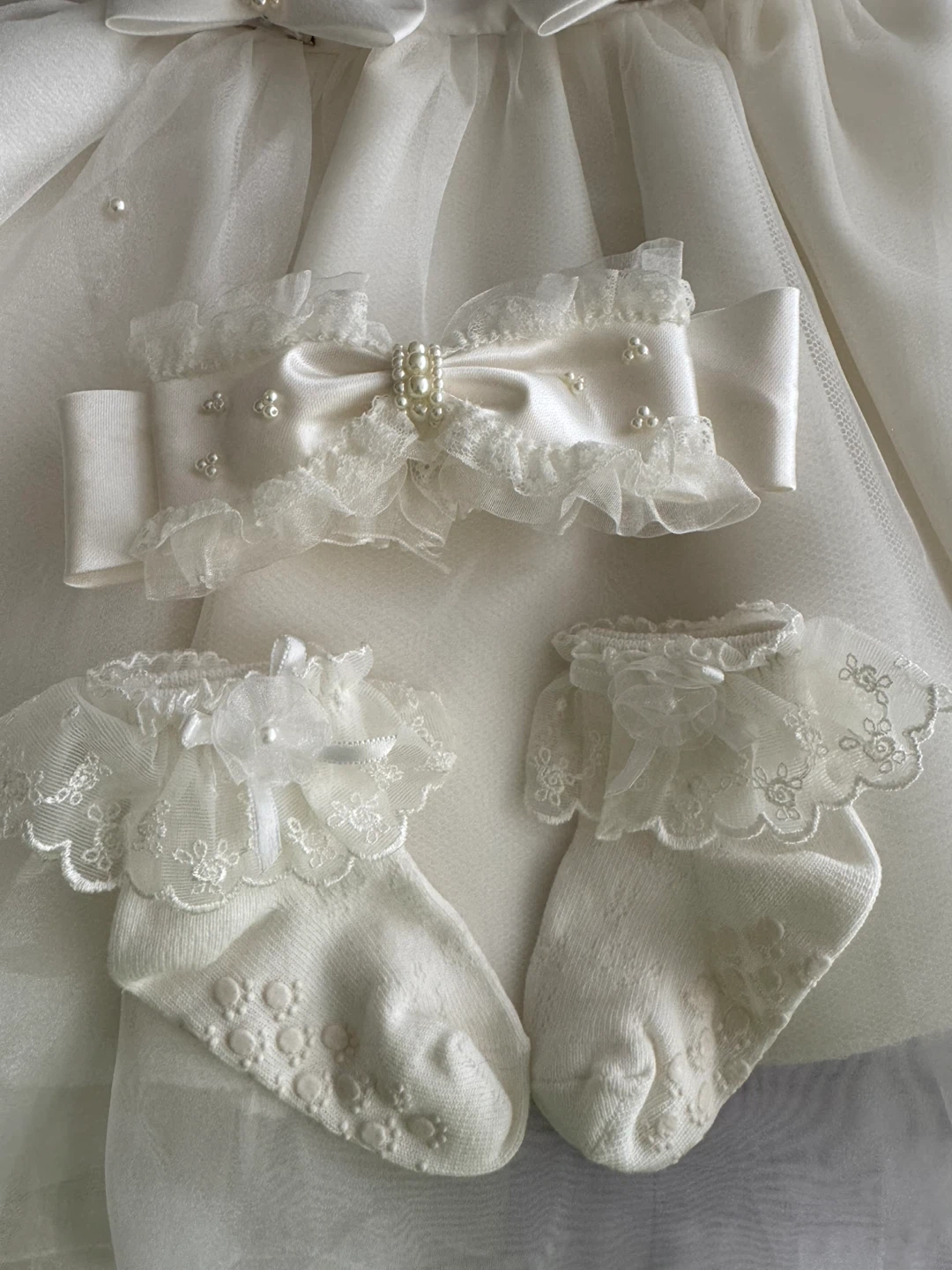 Baby Girl Dress and Accessories Set - photo 3