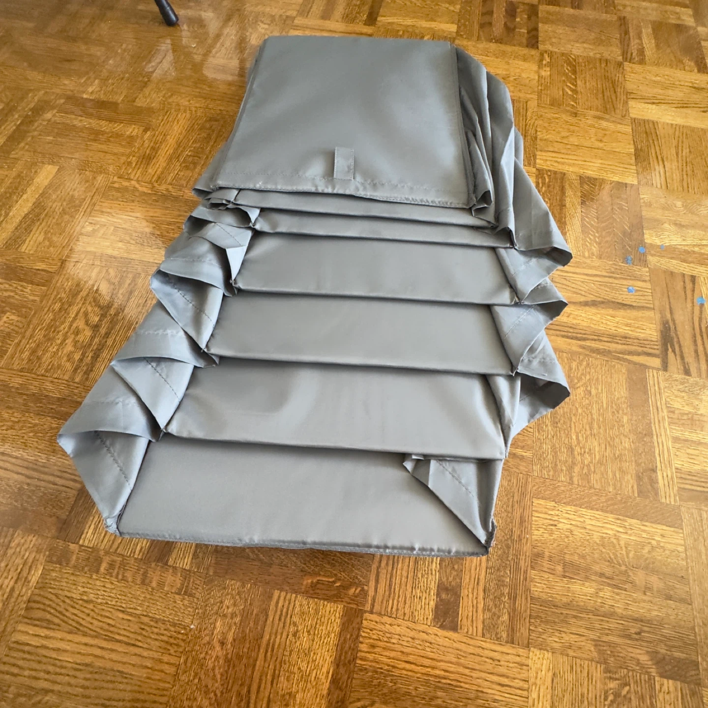 Grey Fabric Hanging Shelf Organizer - photo 2