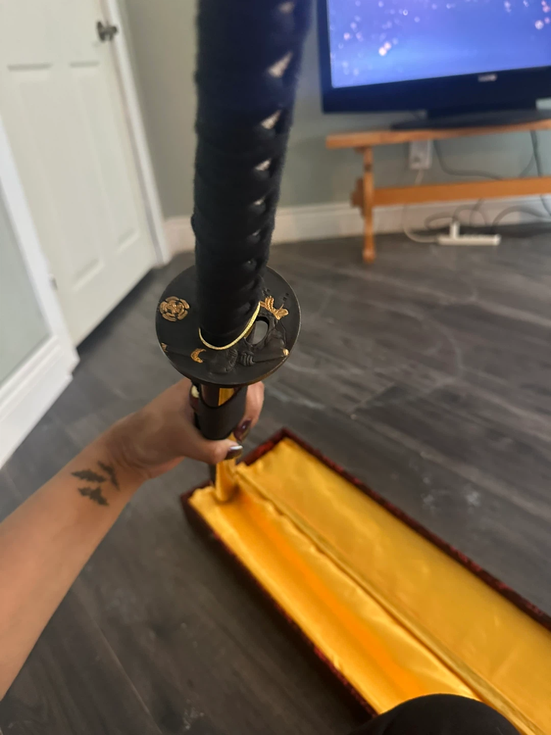 Decorative Katana Sword in Display Box - photo 3