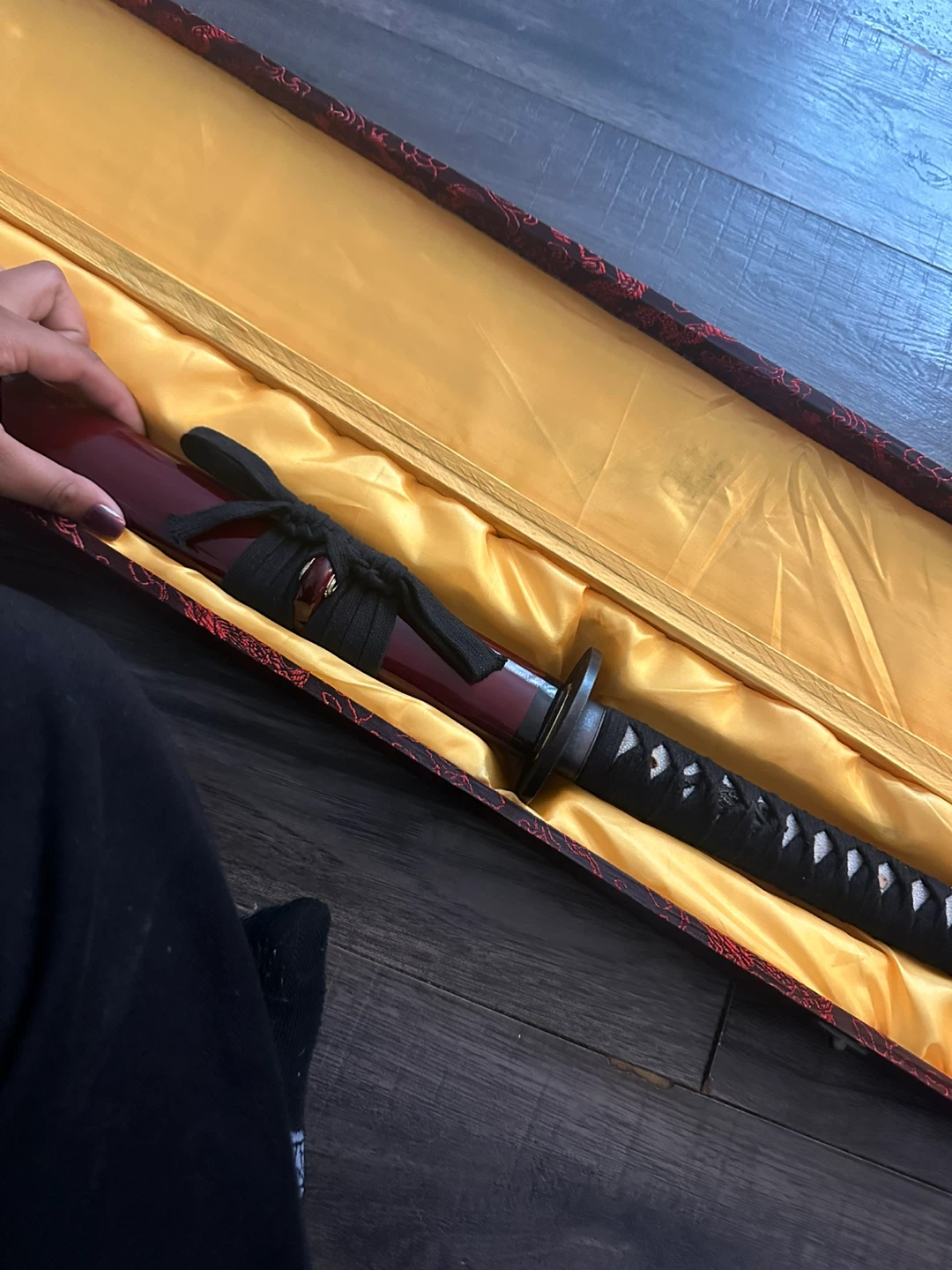 Decorative Katana Sword in Display Box