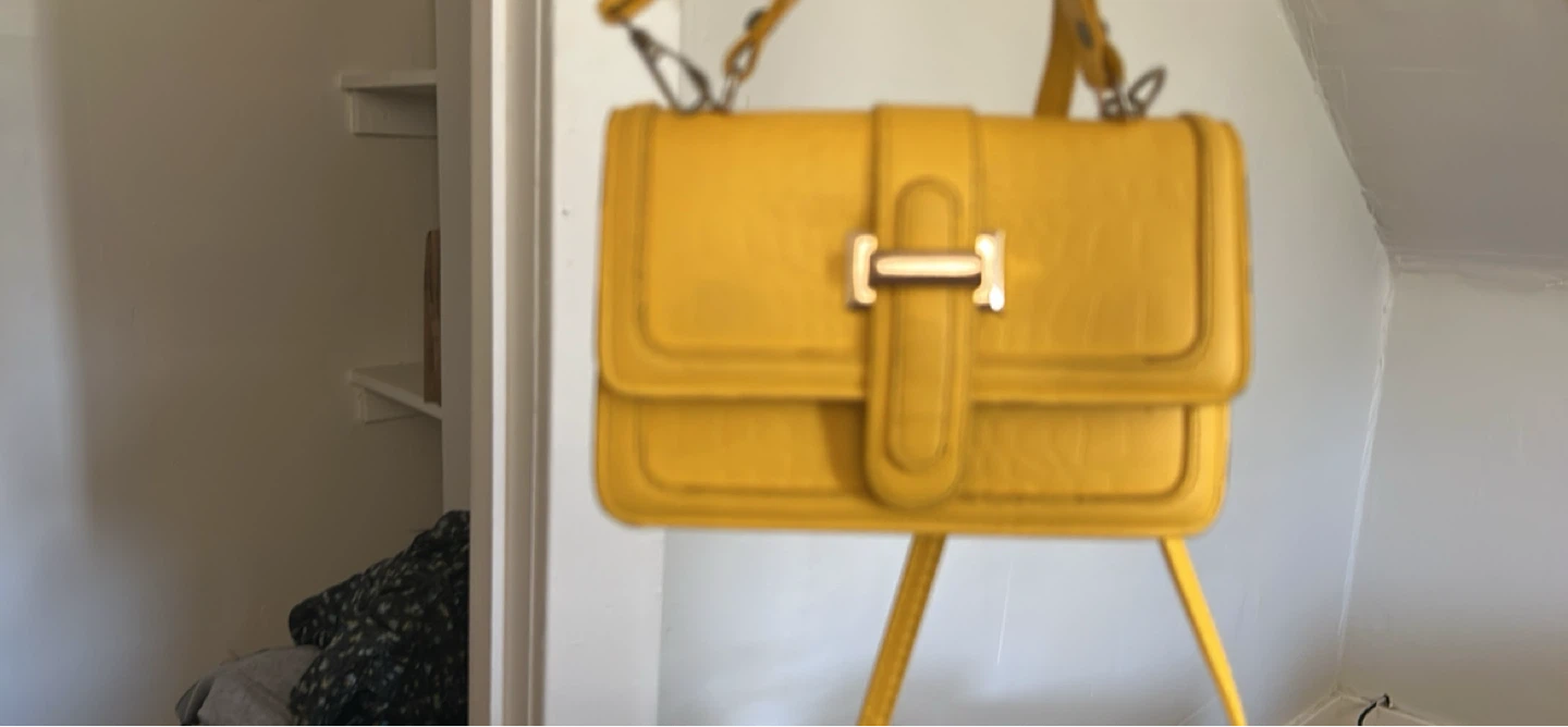 Yellow Crossbody Handbag