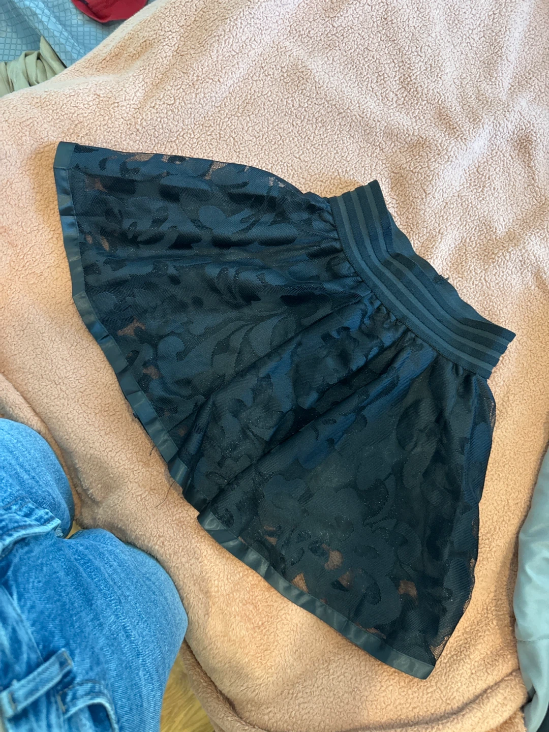 Black Lace Skirt