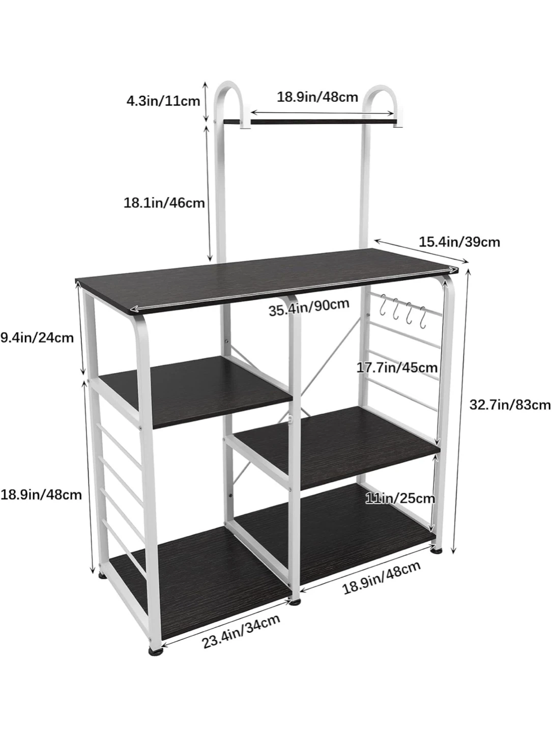 Kitchen Baker's Rack with 4 Shelves - photo 3