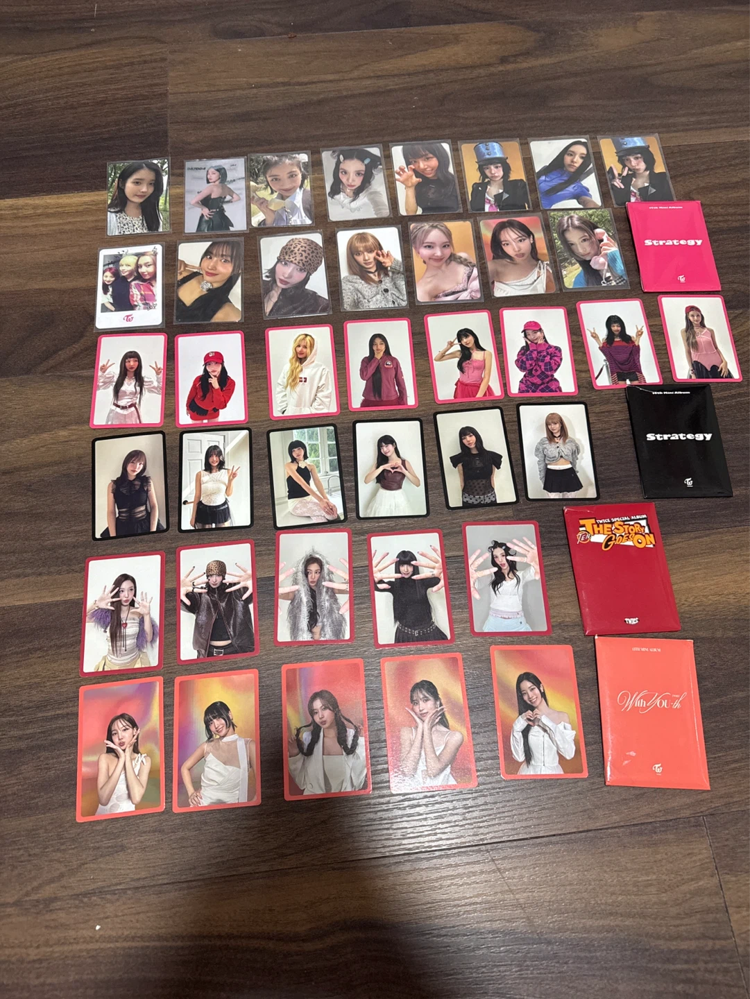 Twice, and Iu photocards for trade and sell