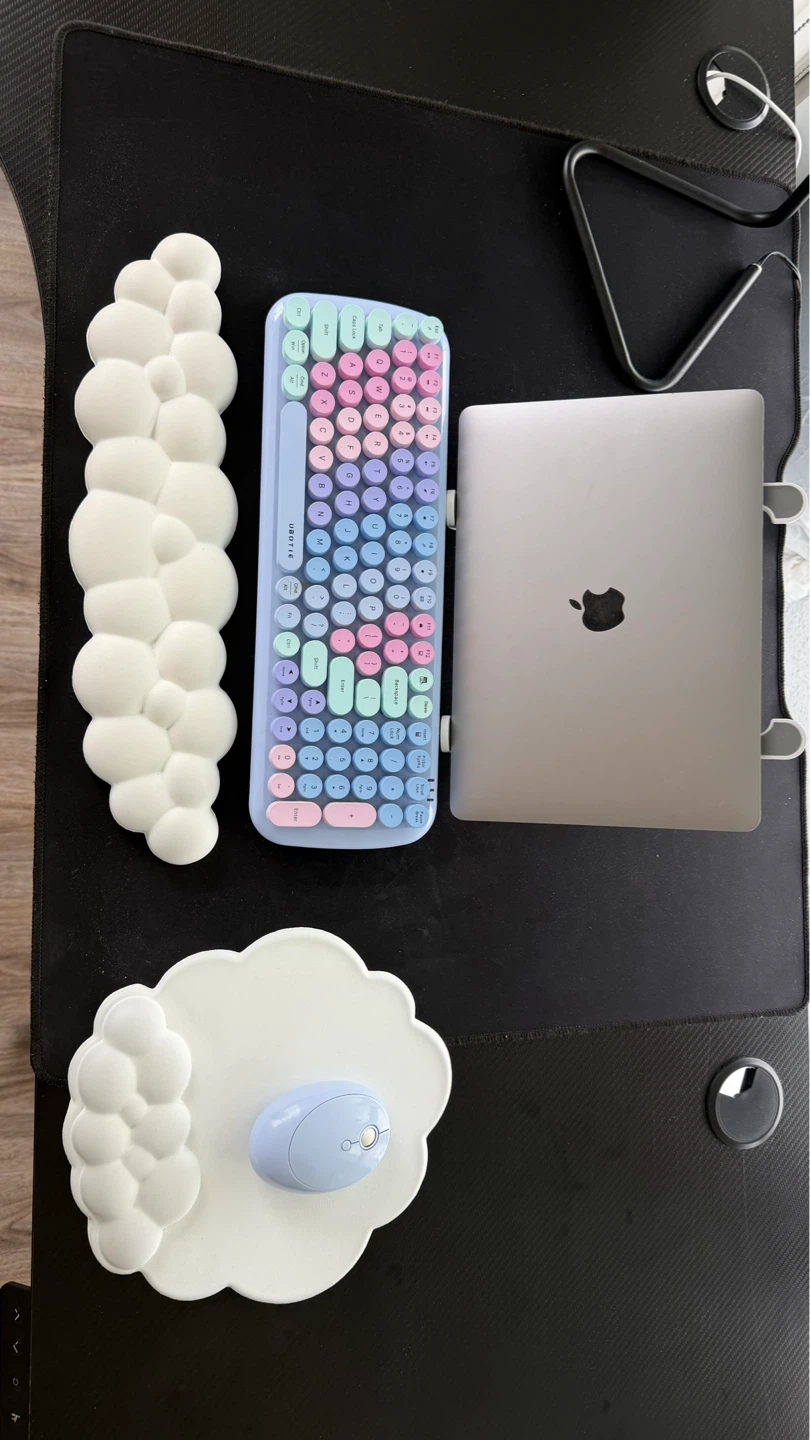 Cloud Shaped mouse pad and  Wrist Rest Pad