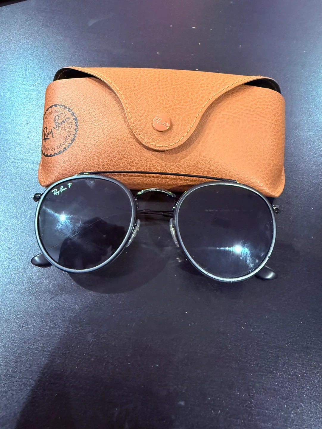 Ray-Ban Polarized Sunglasses with Case