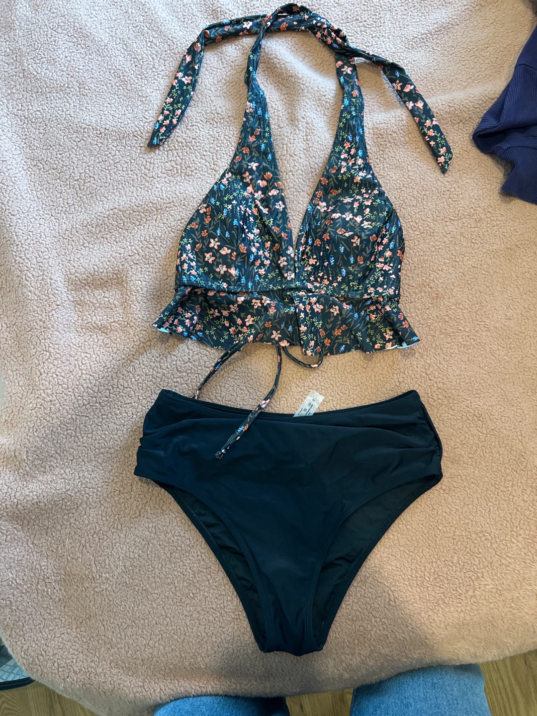 Floral Halter Bikini Set
