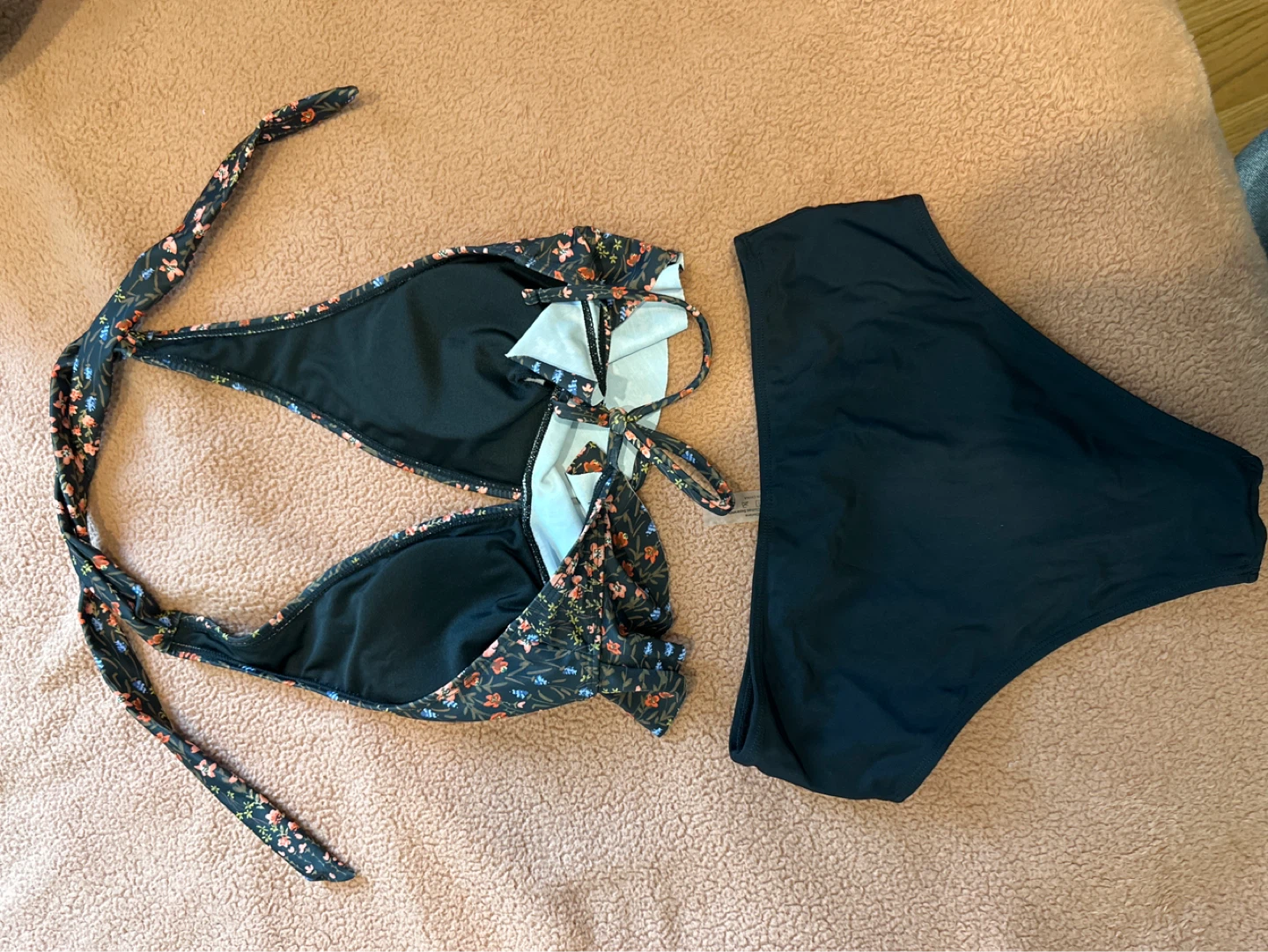 Floral Halter Bikini Set - photo 2