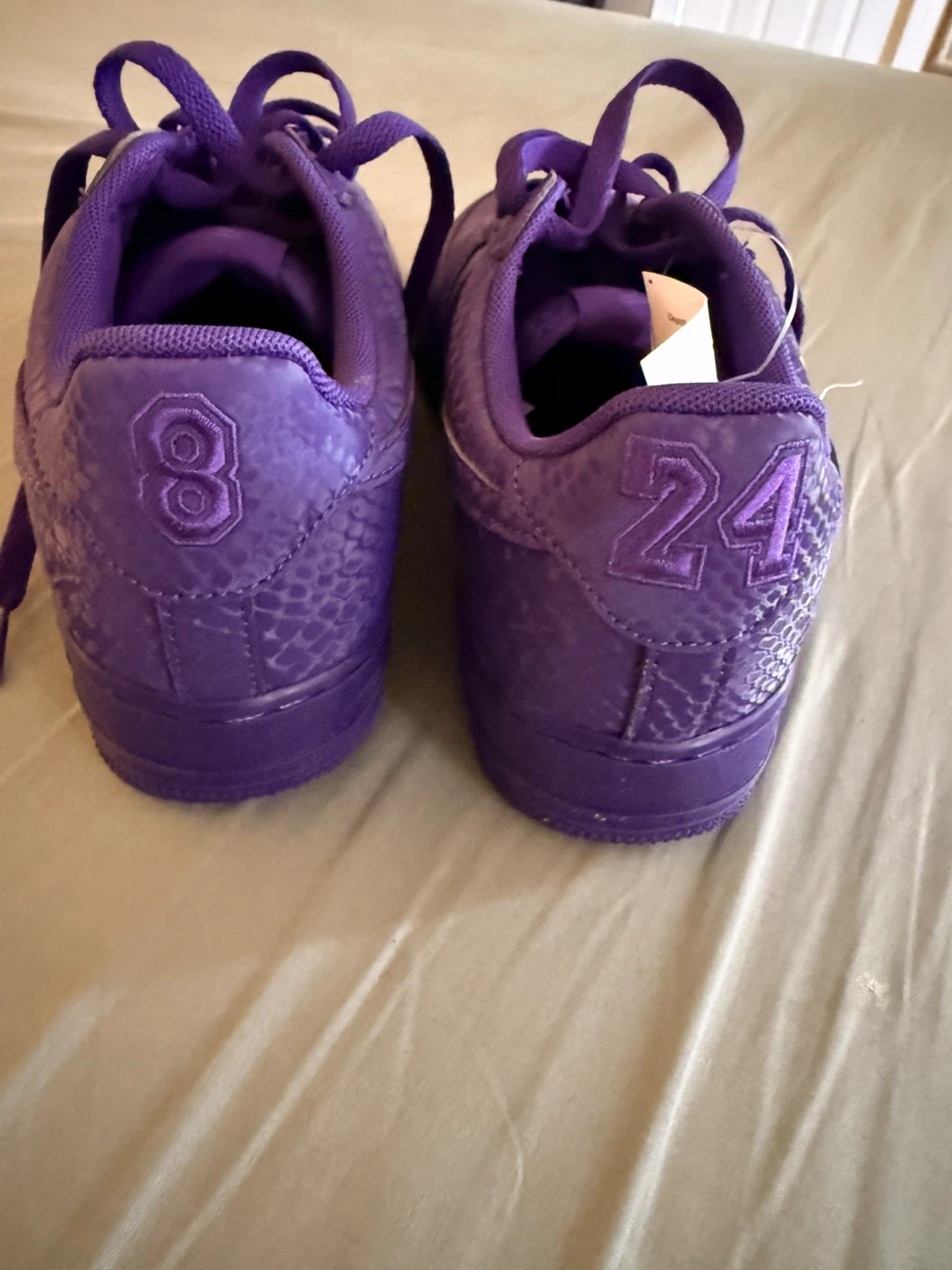 Nike Air Force 1 Low 'Purple Mamba' Lakers Kobe Bryant Sneakers - photo 2