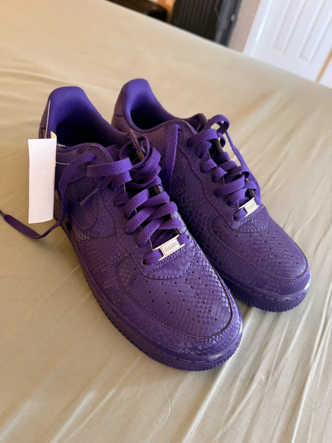Nike Air Force 1 Low 'Purple Mamba' Lakers Kobe Bryant Sneakers