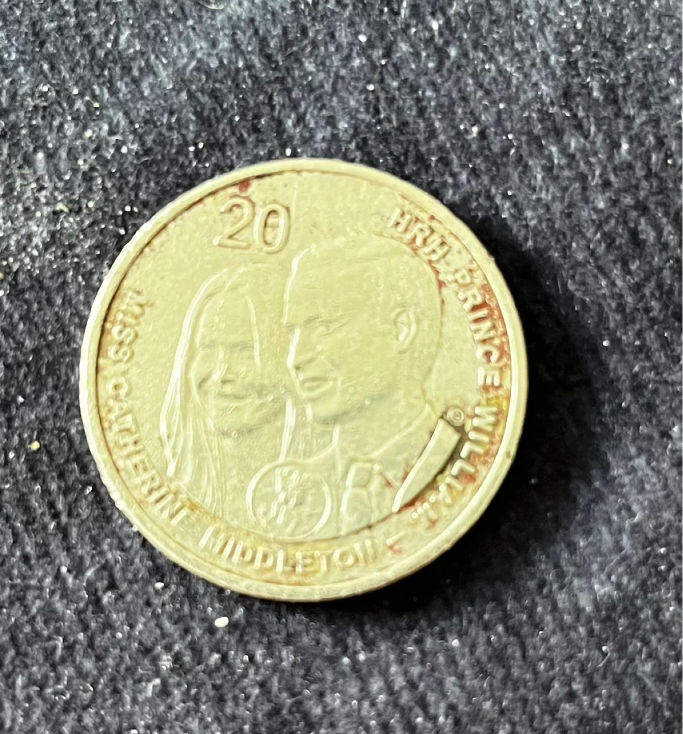 20 Cent Coin - Prince William and Kate Middleton