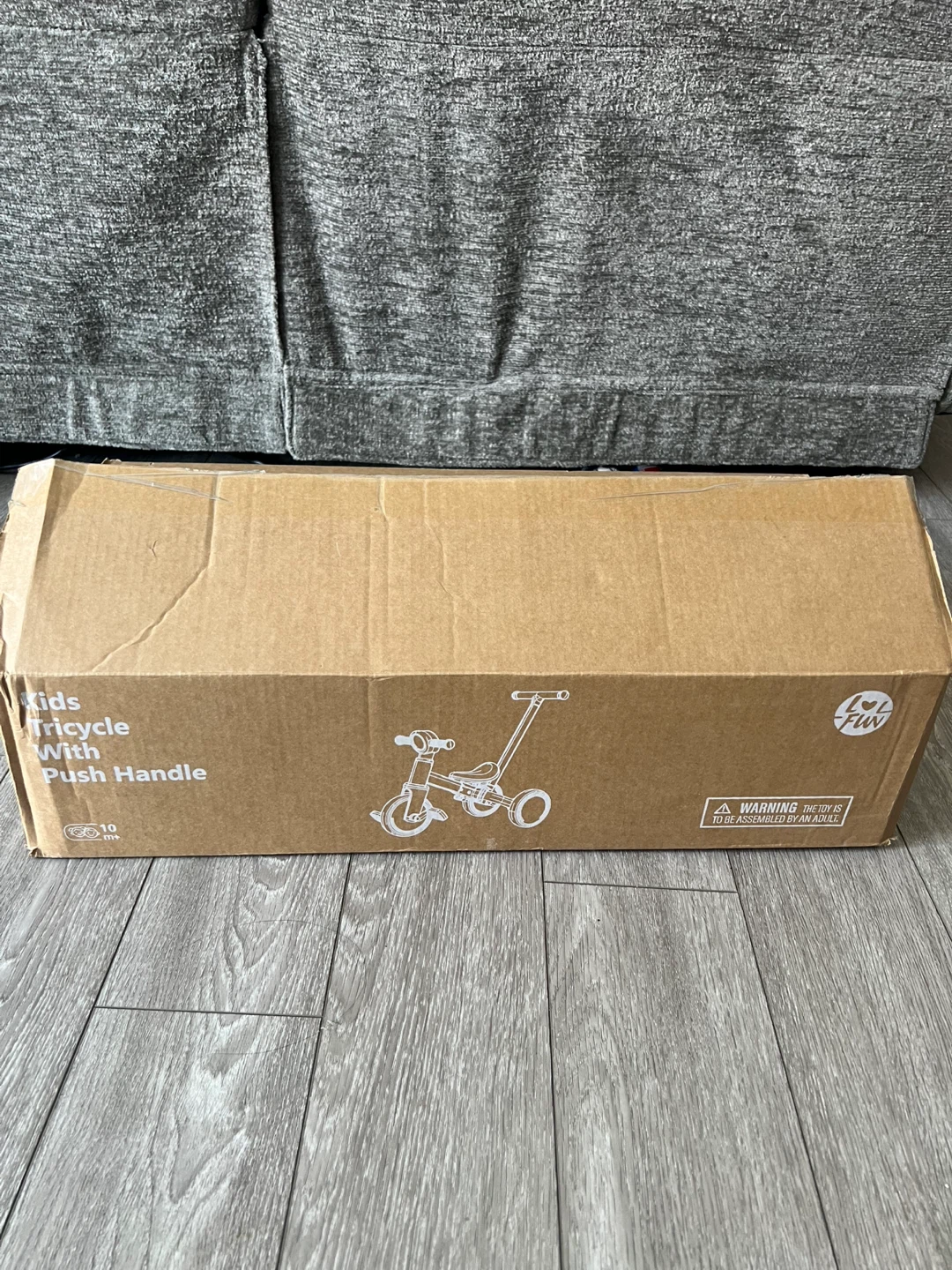 Kids 5 in 1 Tricycle with Parent Steering Push Handle