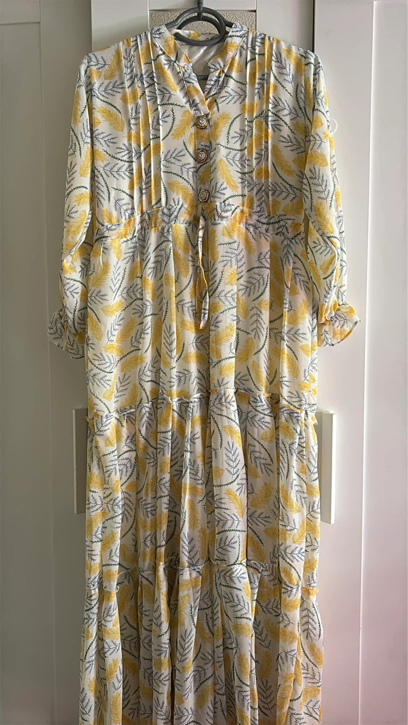Women's Long Sleeve Tiered Maxi Dress - photo 3
