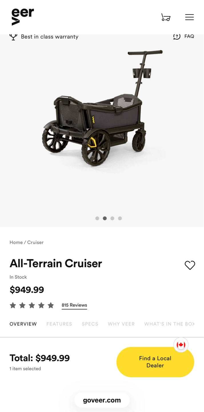 Veer All-Terrain Cruiser Wagon - photo 2
