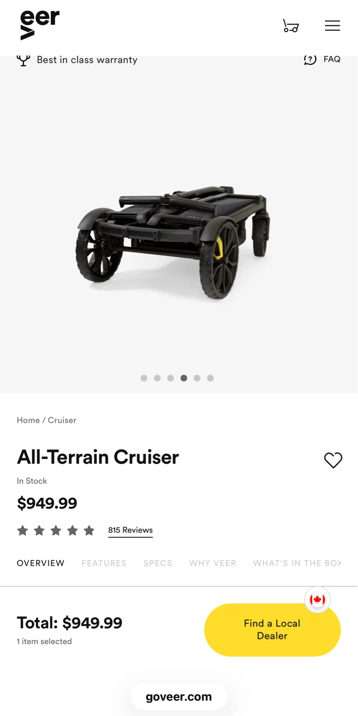 Veer All-Terrain Cruiser Wagon - photo 3