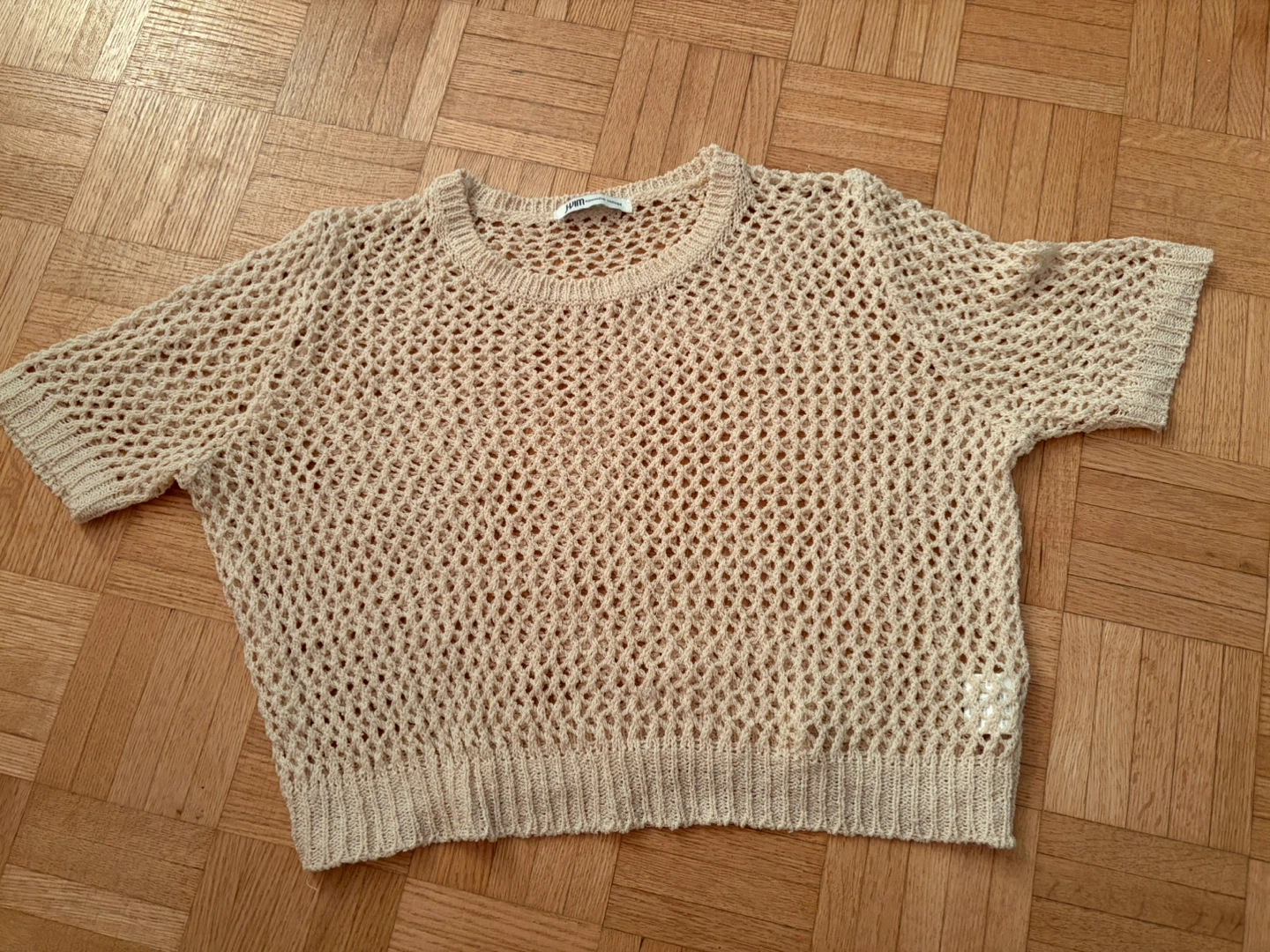 Sheer knit top