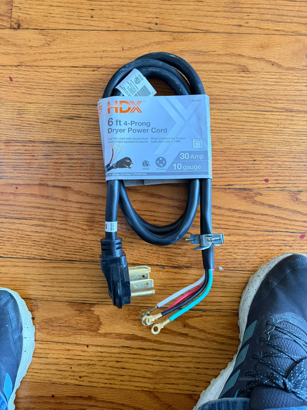 HDX 6 ft 4-Prong Dryer Power Cord - photo 2