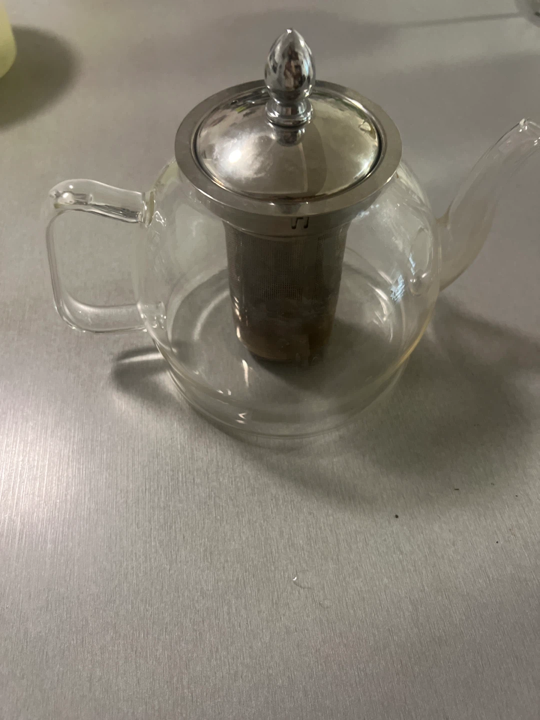 Glass Teapot with Stainless Steel Infuser