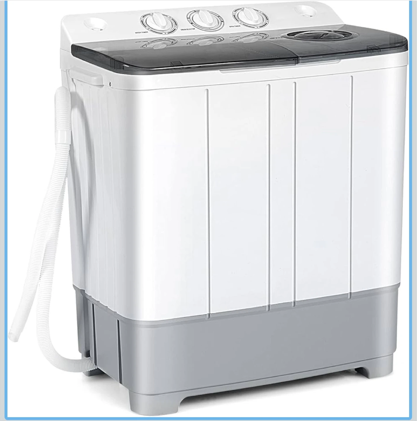 Two-tub Washing Machine - Perfect for Home & Travel