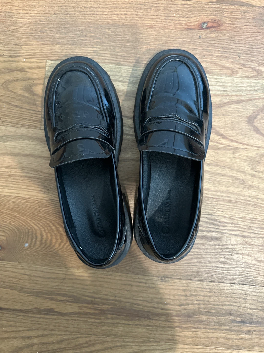 Black Platform Loafers