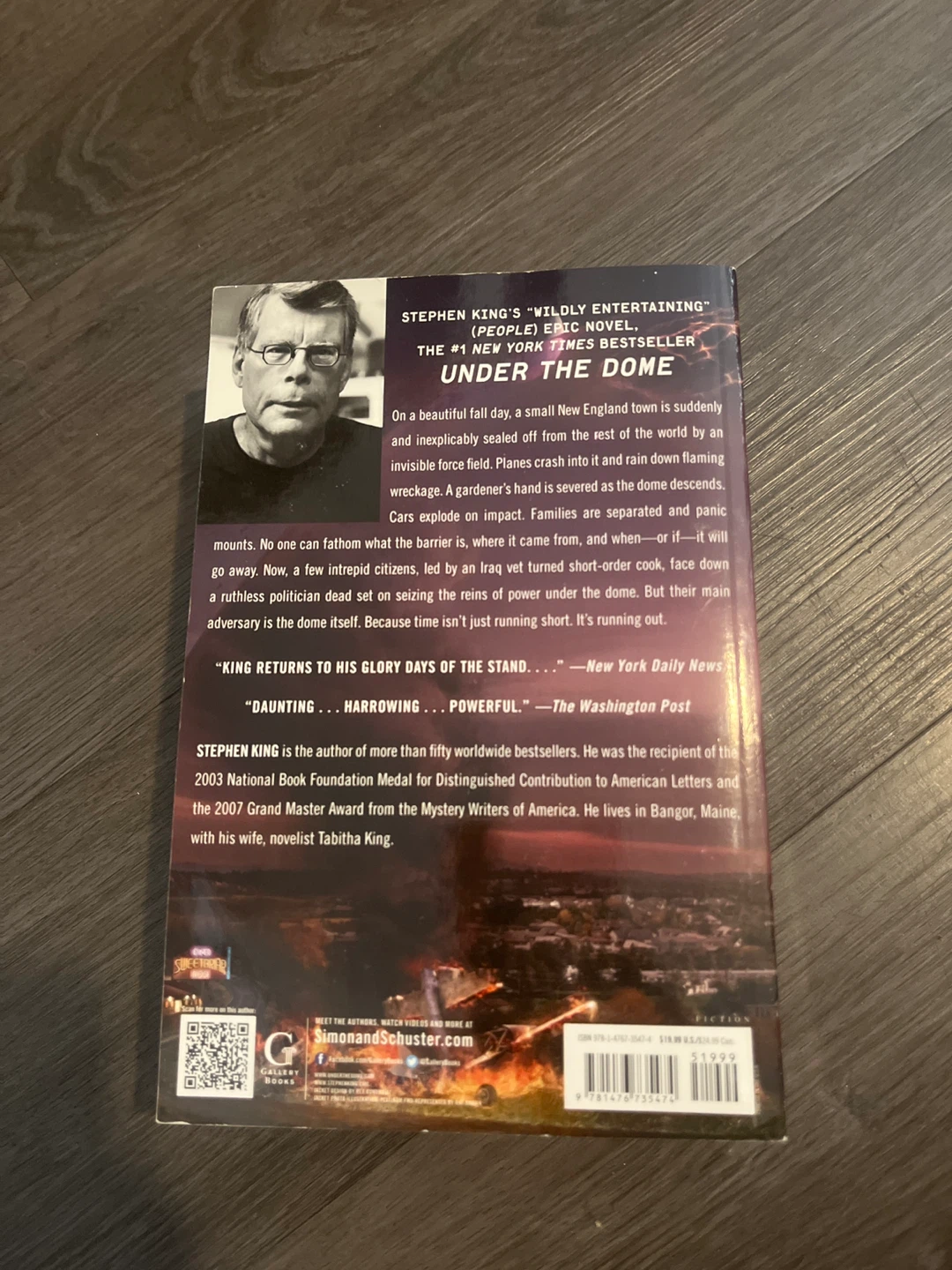 Stephen King's Under the Dome Novel - photo 2
