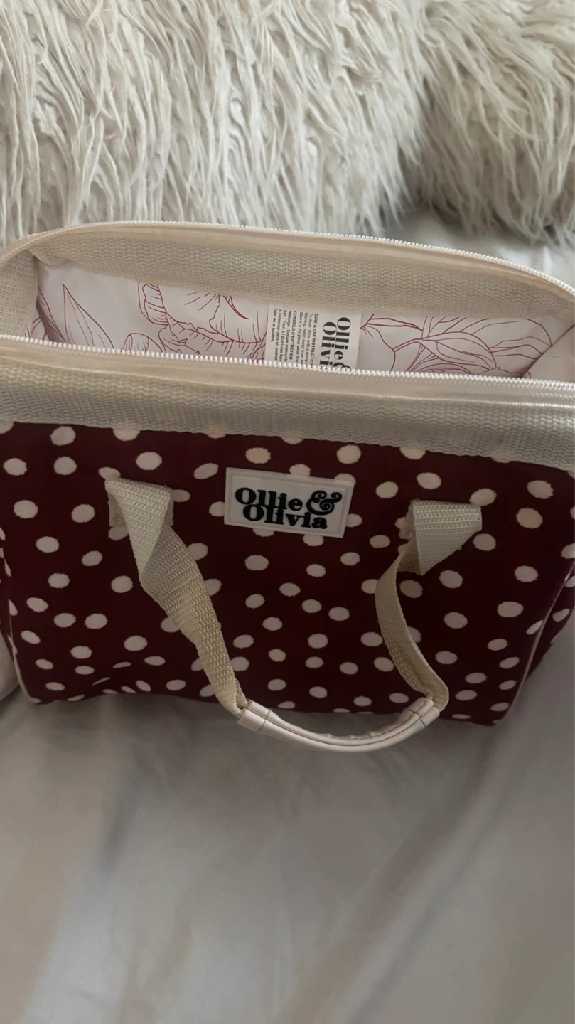 Ollie & Olivia Polka Dot Lunch Bag