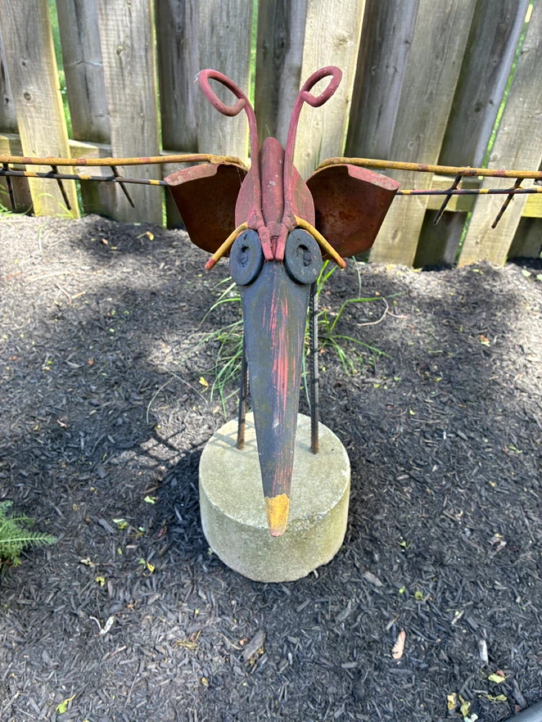 Decorative Metal Bird Garden Sculpture