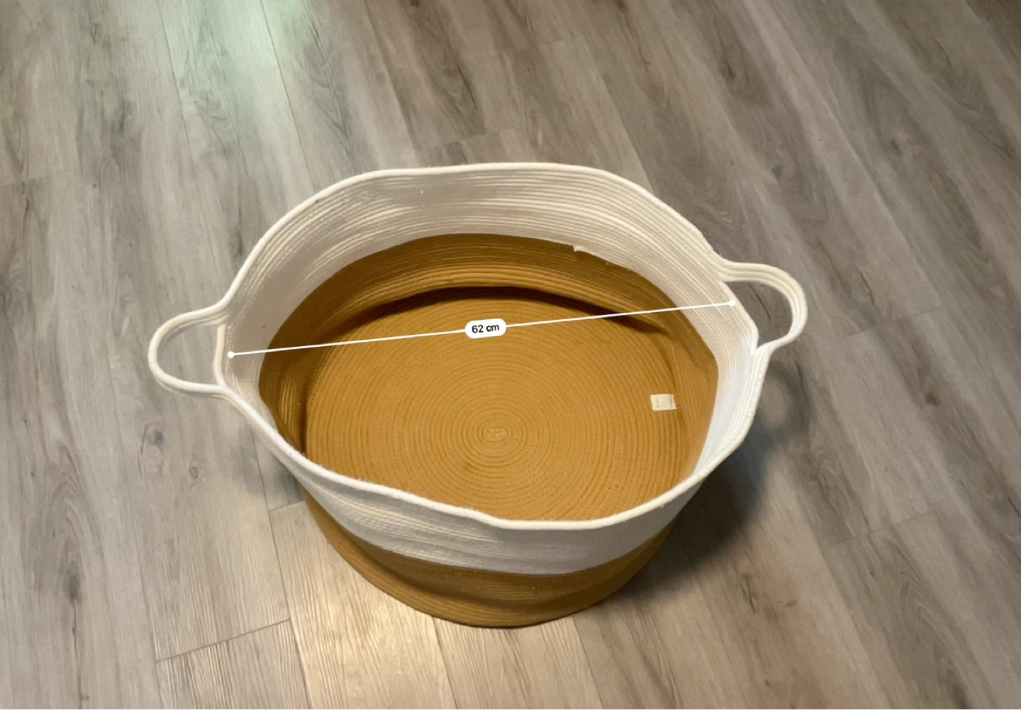 Two-tone Rope Storage Basket - photo 2