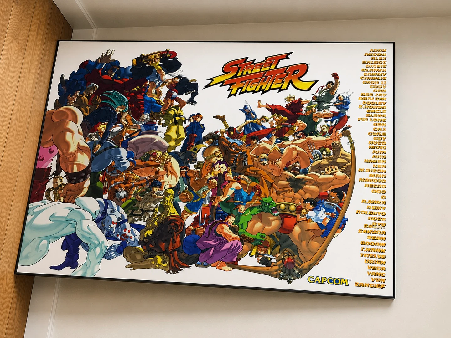 Street Fighter Character Poster