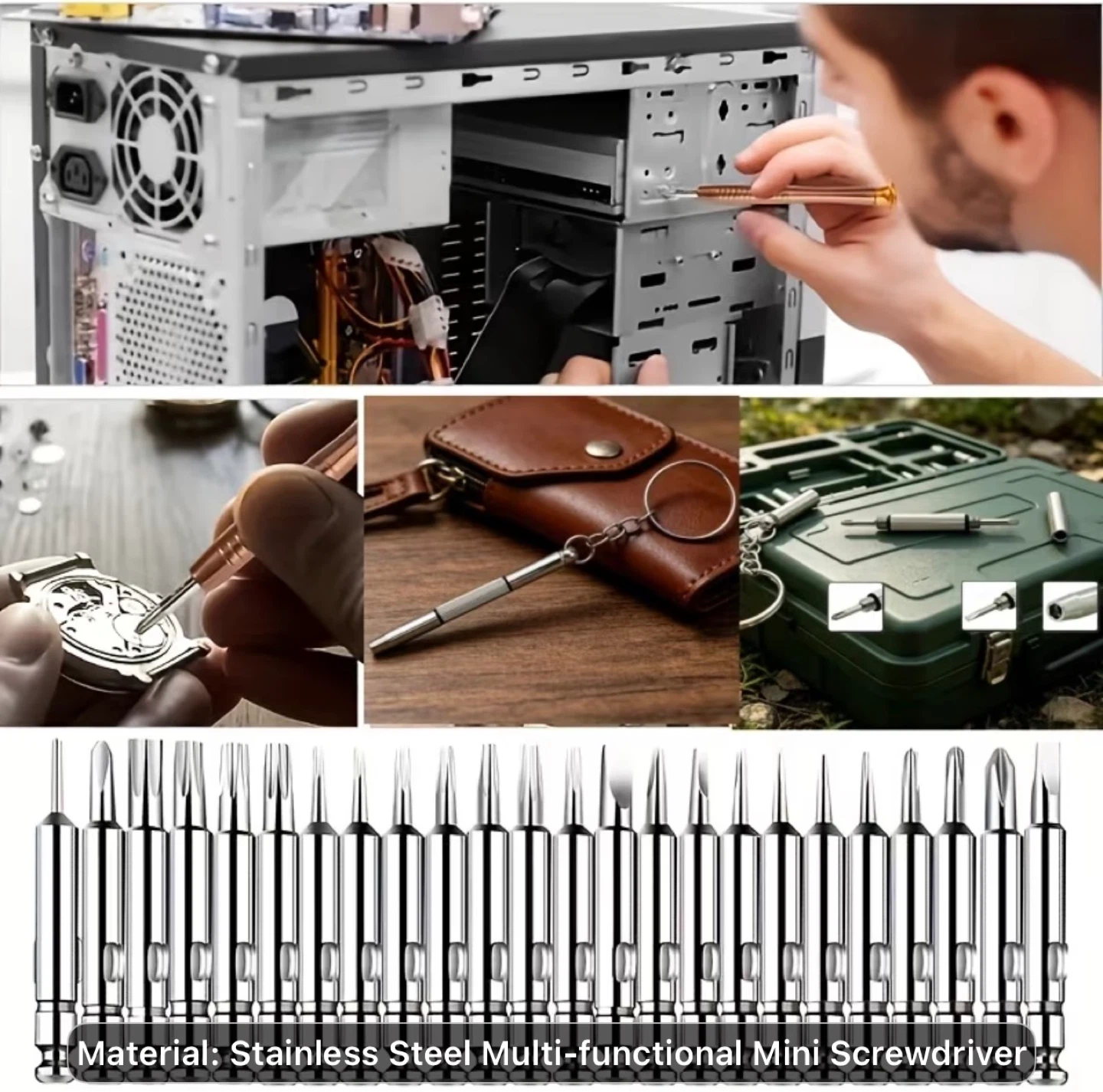 1pc Screwdriver, Multi-Functional Repair Tool - photo 5