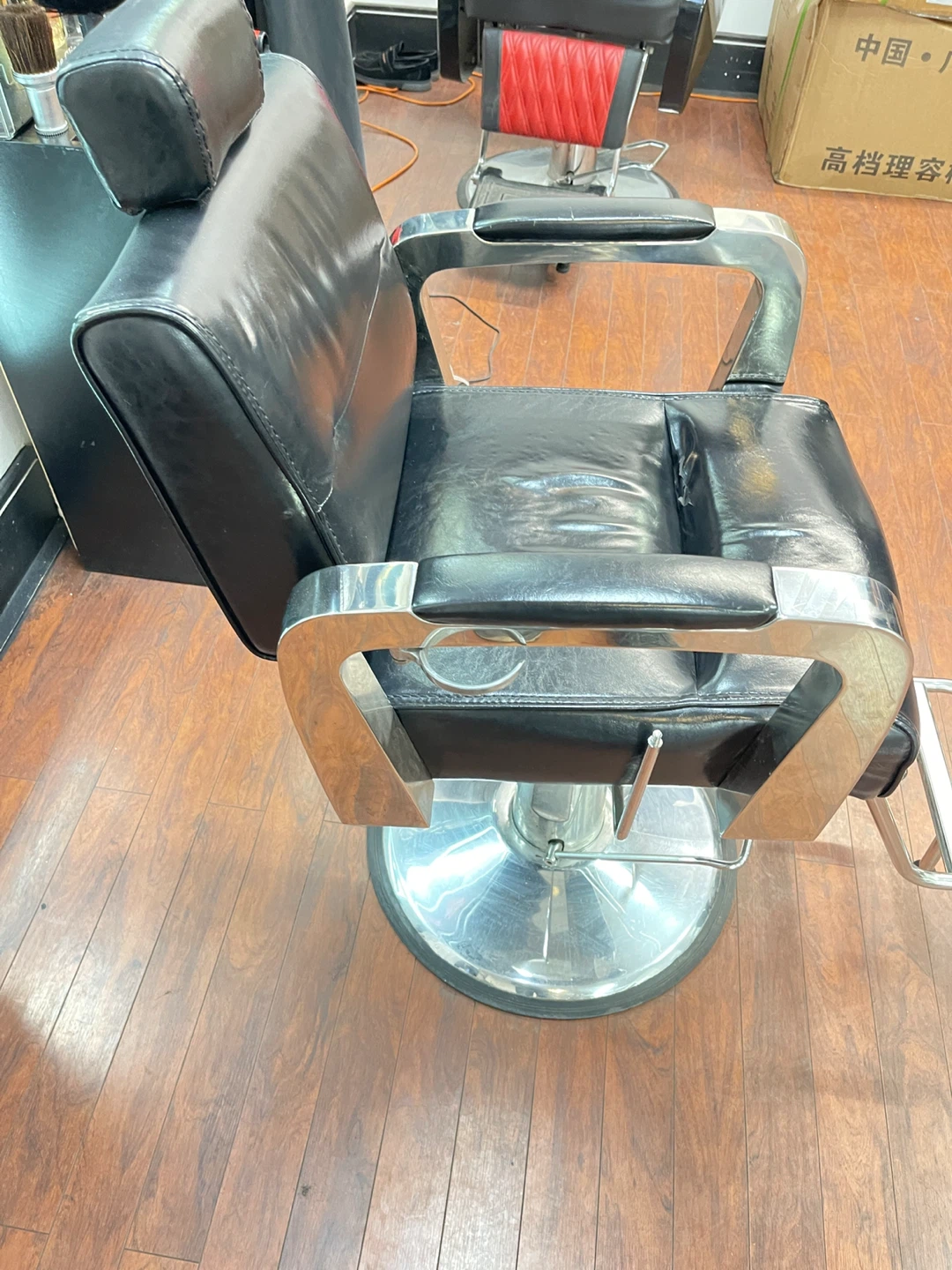 Black Barber Chair