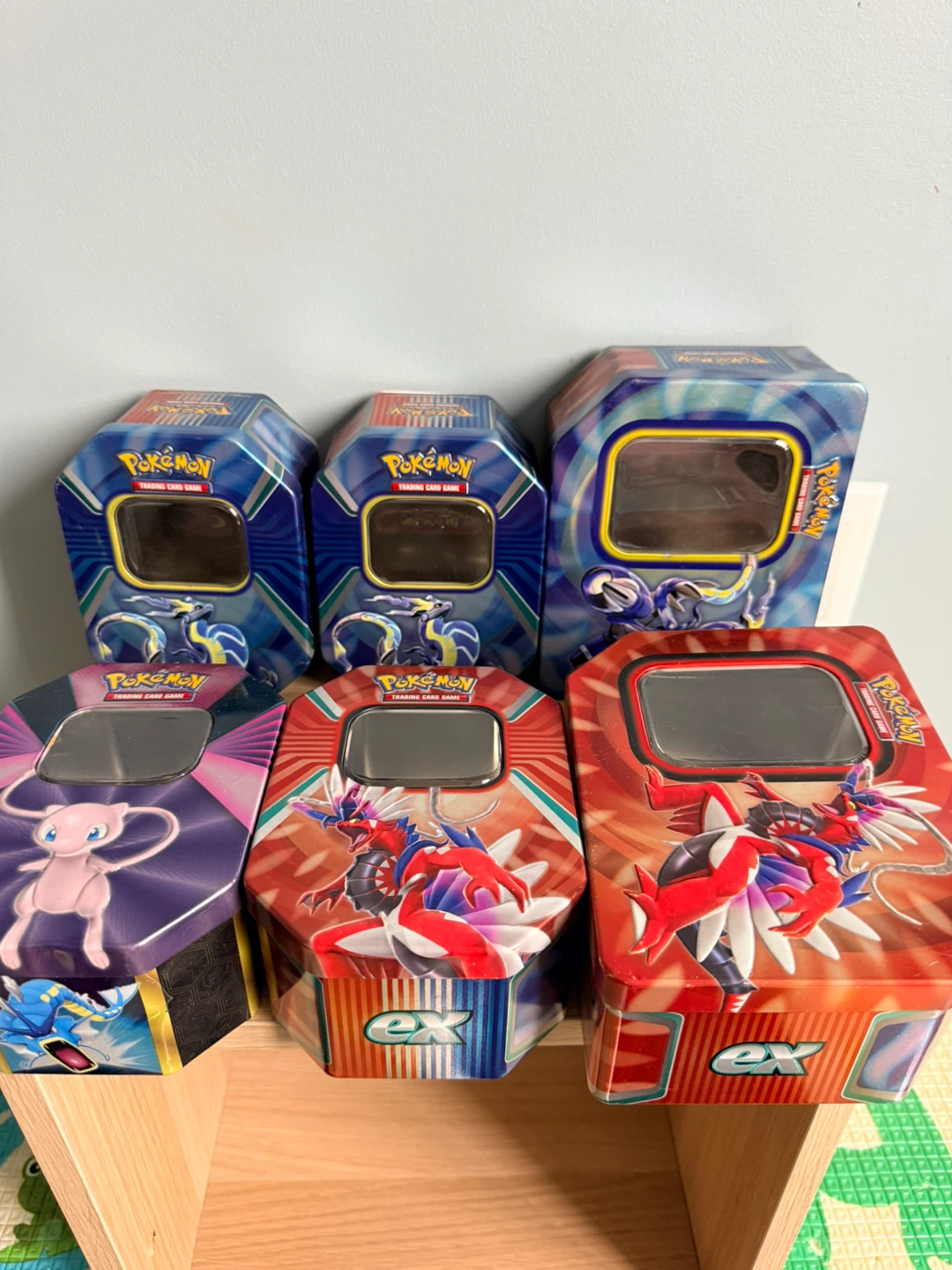 Pokemon Trading Card Collection and Tins
