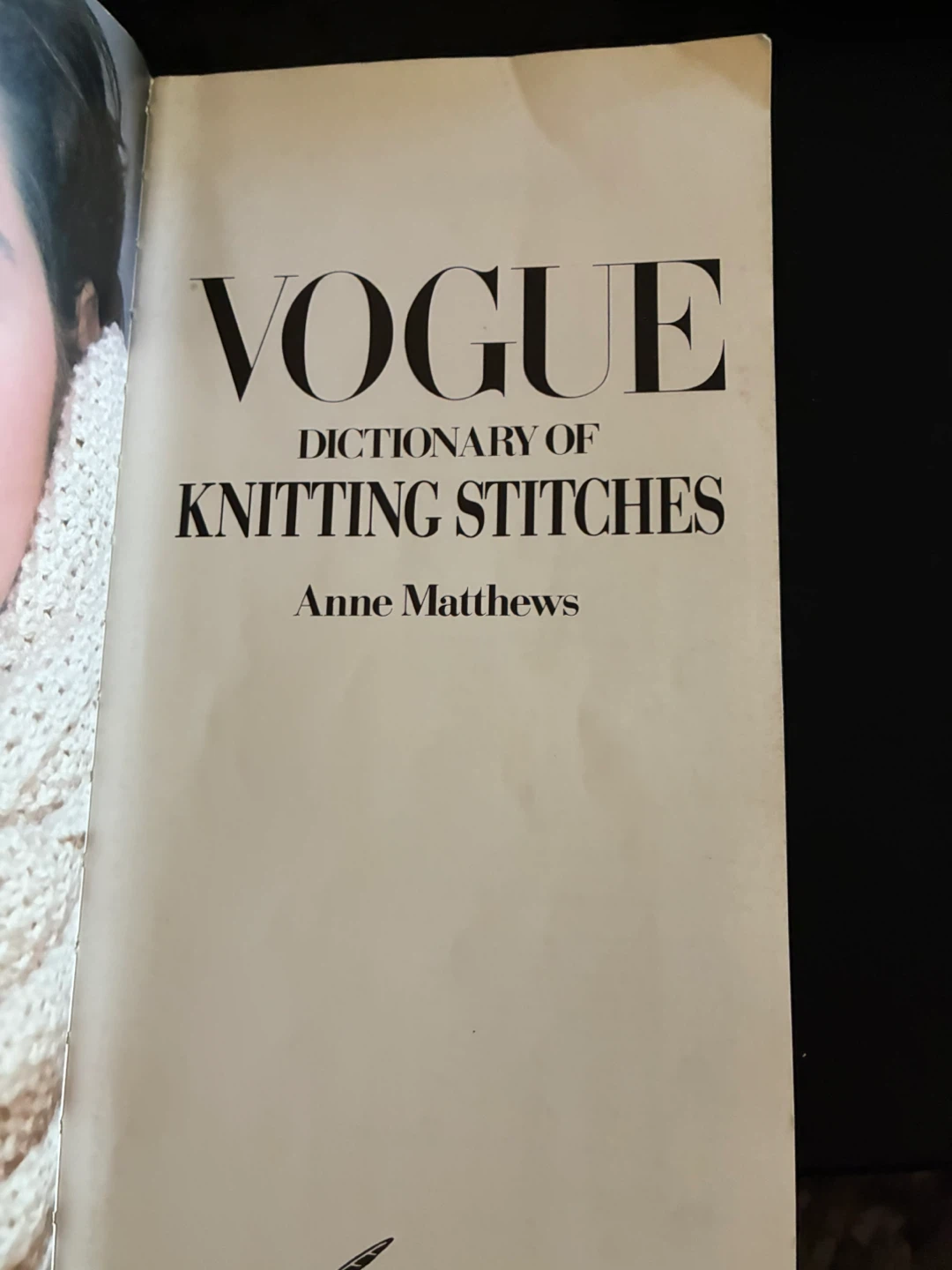 $20 Book Vogue Dictionary of Knitting Stitches pb Donlands O'Con - photo 5