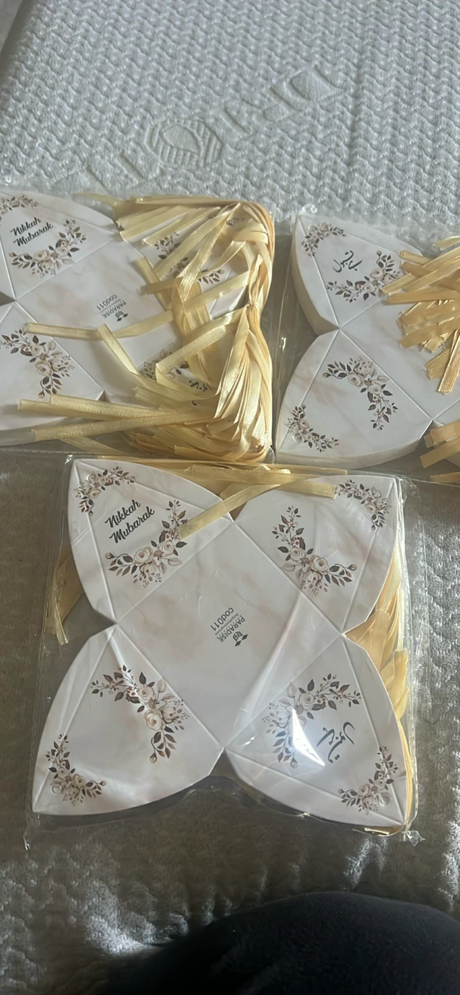 Wedding / Nikkah Mubarak Party Favor Boxes - photo 3