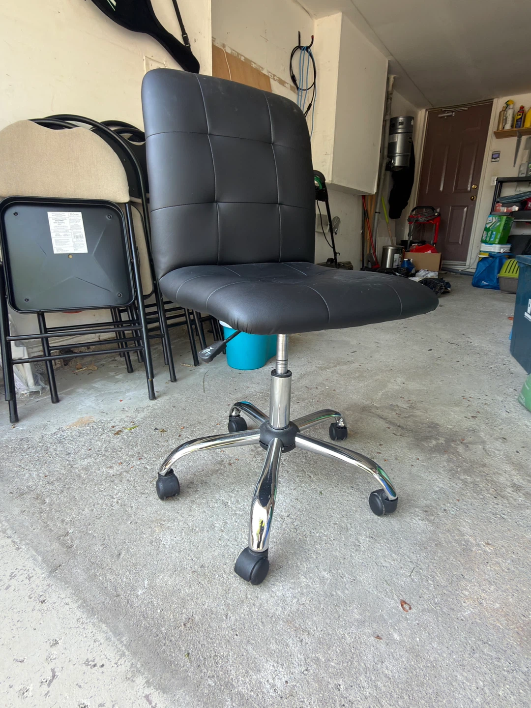 Faux Leather Office Chair