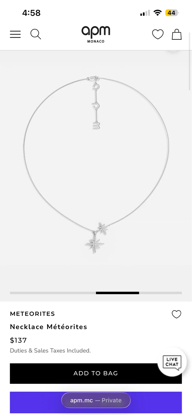 APM Monaco Meteorites Necklace - photo 5