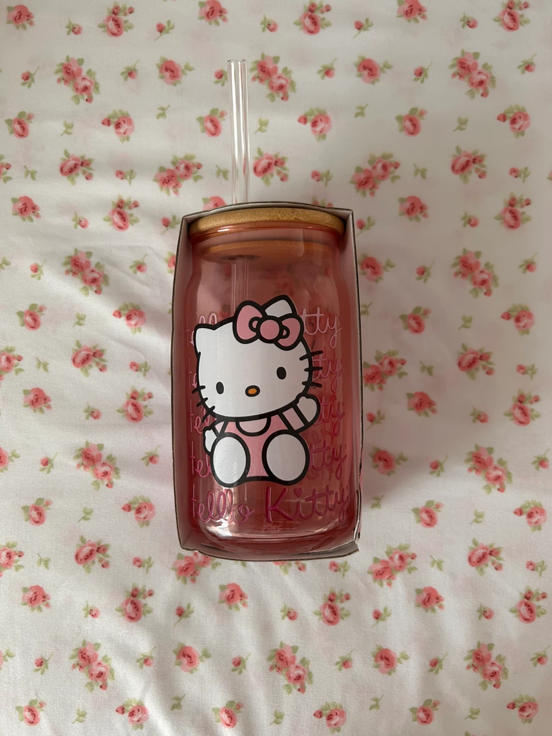 Hello Kitty Glass Tumbler