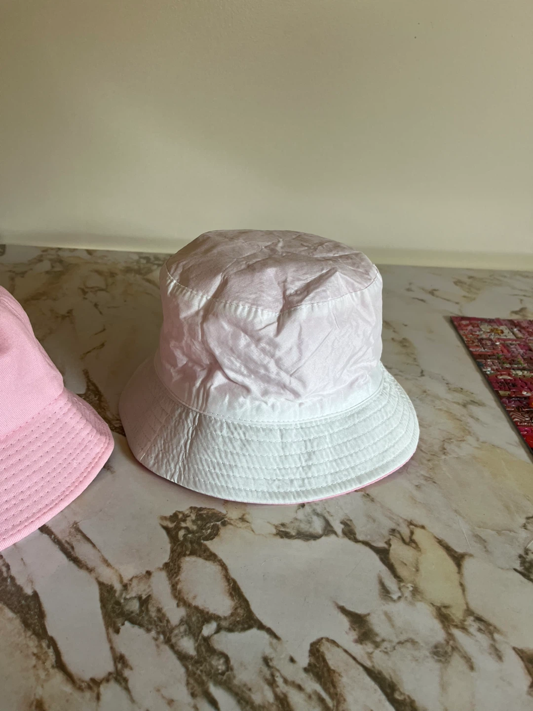 2 Bucket Hats - Pink/White and Bride - photo 4