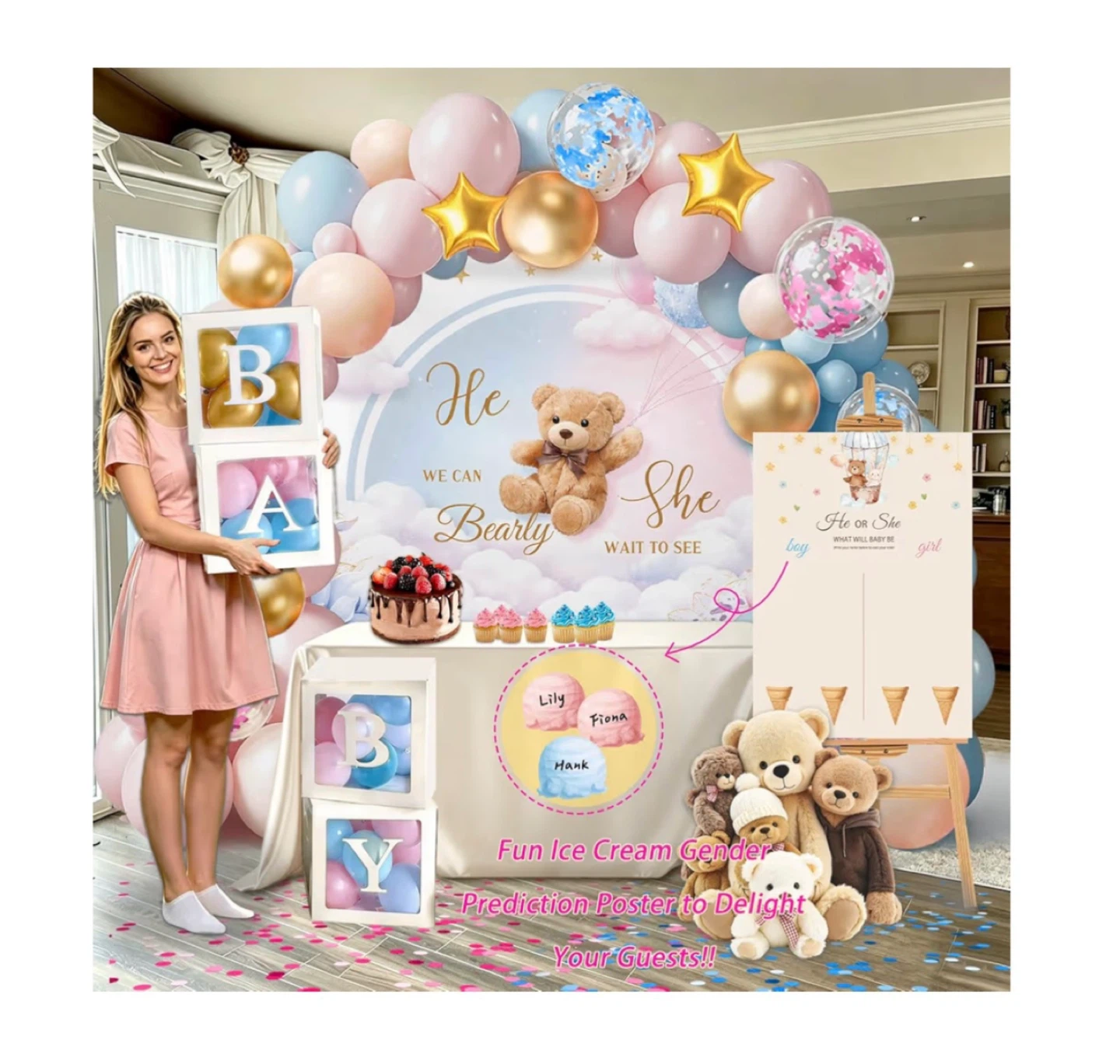 Brand new Gender Reveal Decorations for Boy or Girl - photo 3