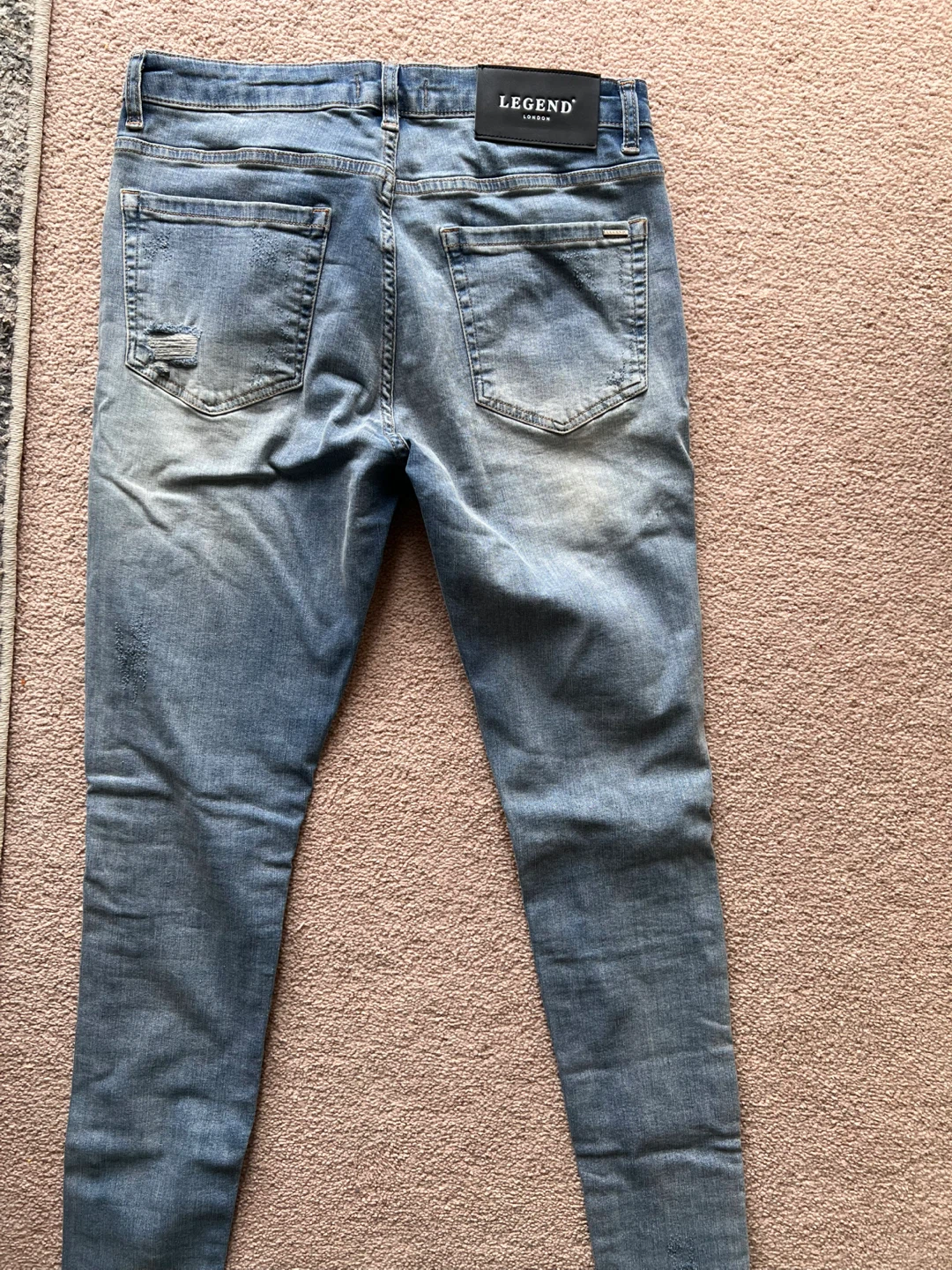 LEGEND London Distressed Skinny Jeans Size W32 L30 - photo 2