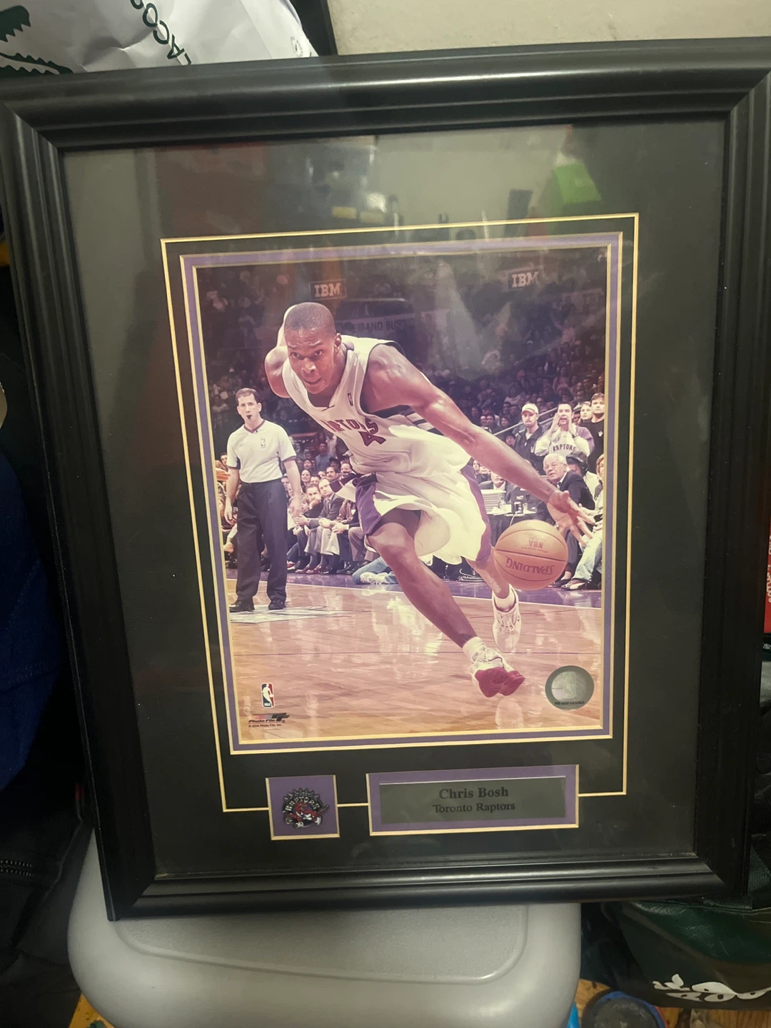 Framed Chris Bosh Toronto Raptors Photo - photo 2