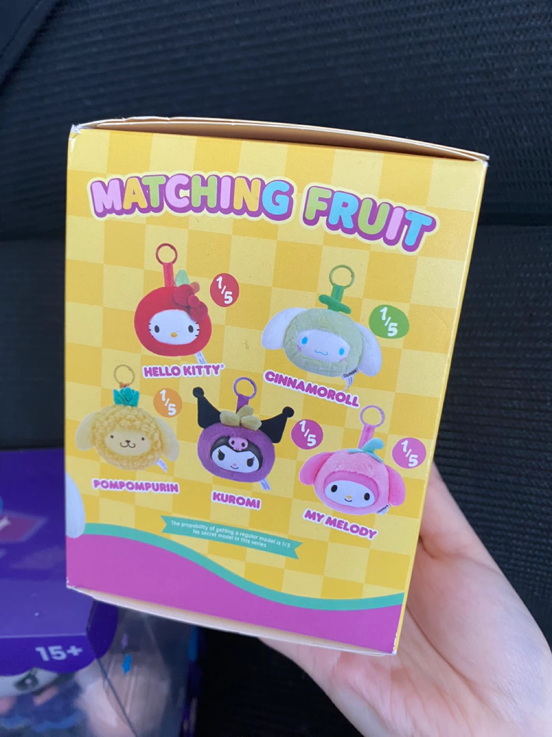 Sanrio Fruit Blind Box Plush Keychain Miniso - photo 2