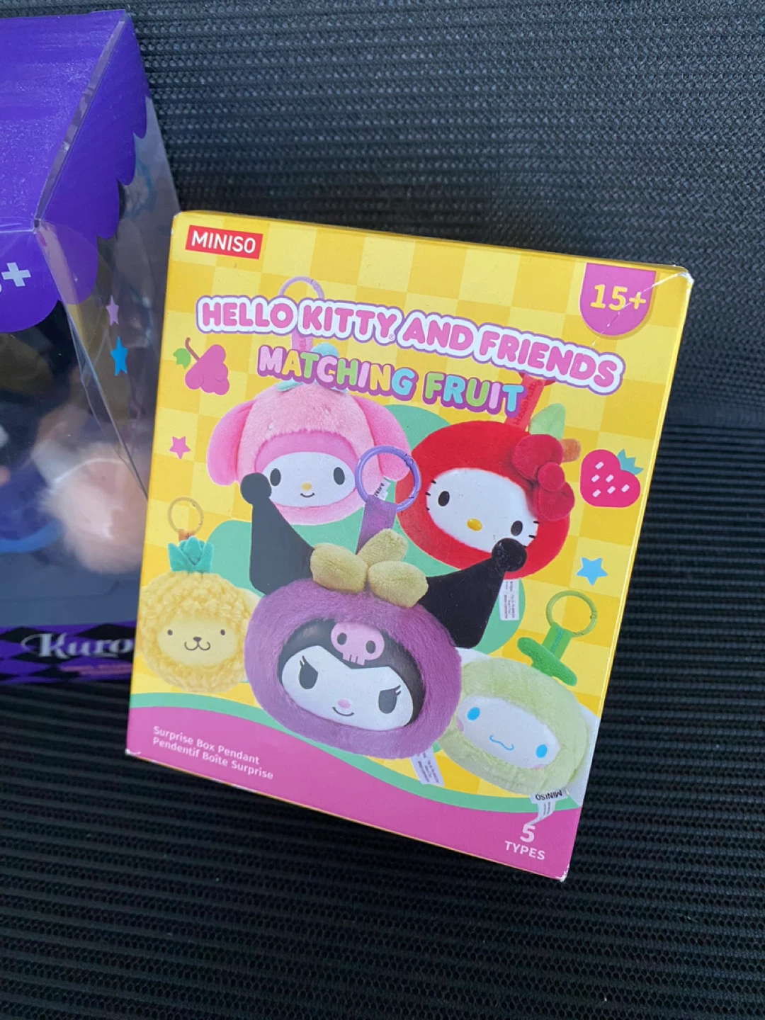 Sanrio Fruit Blind Box Plush Keychain Miniso