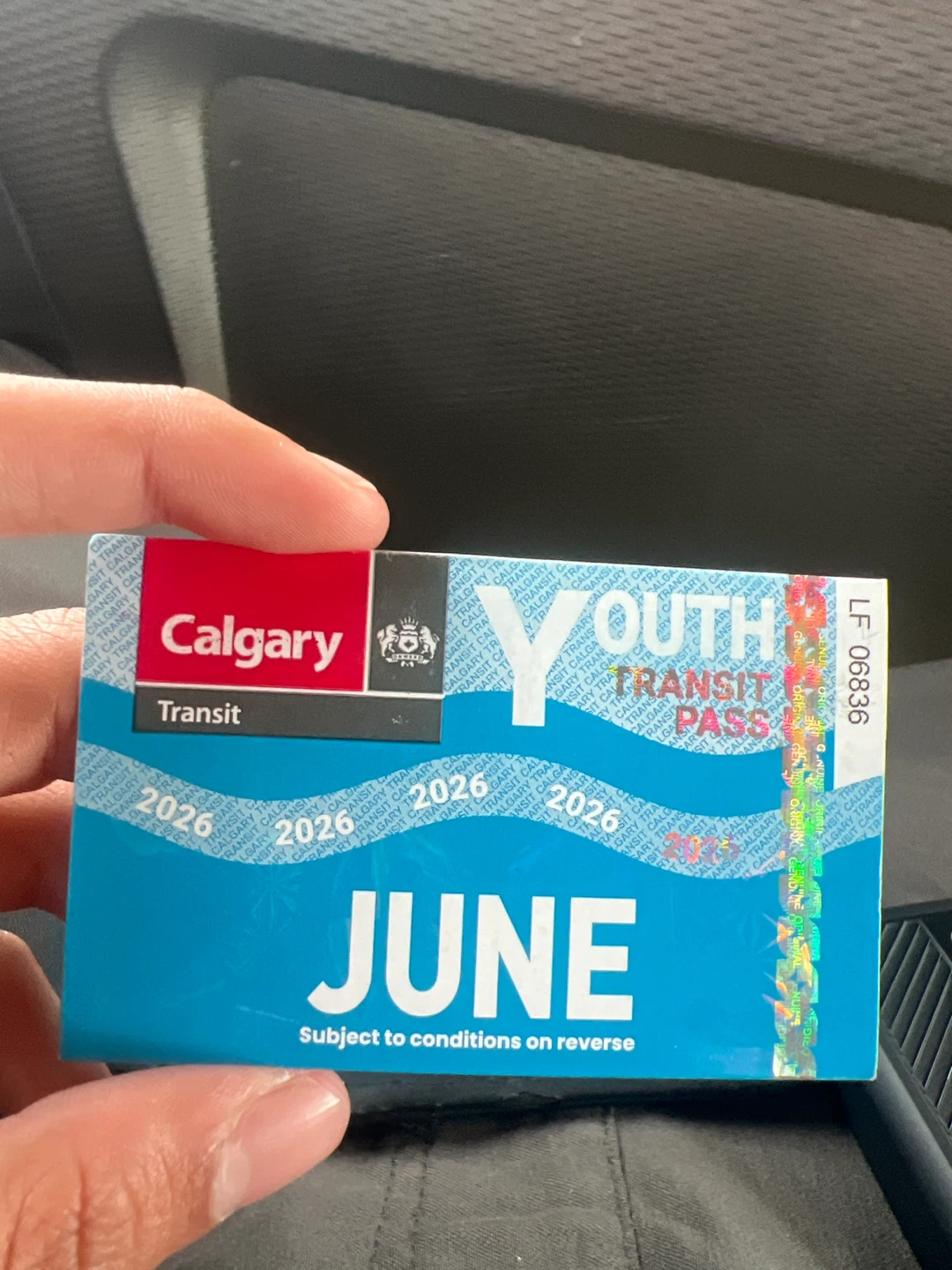 Calgary Transit Youth Transit Pass - June 2026
