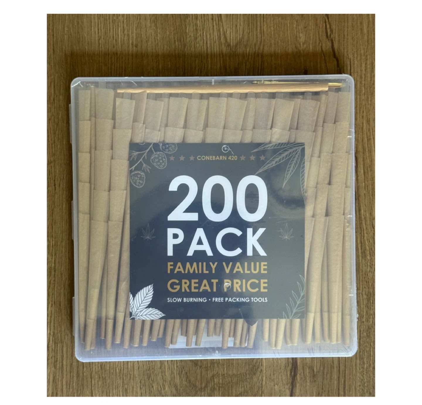 Brand new 200 PACK Cones Rolling Paper - photo 2