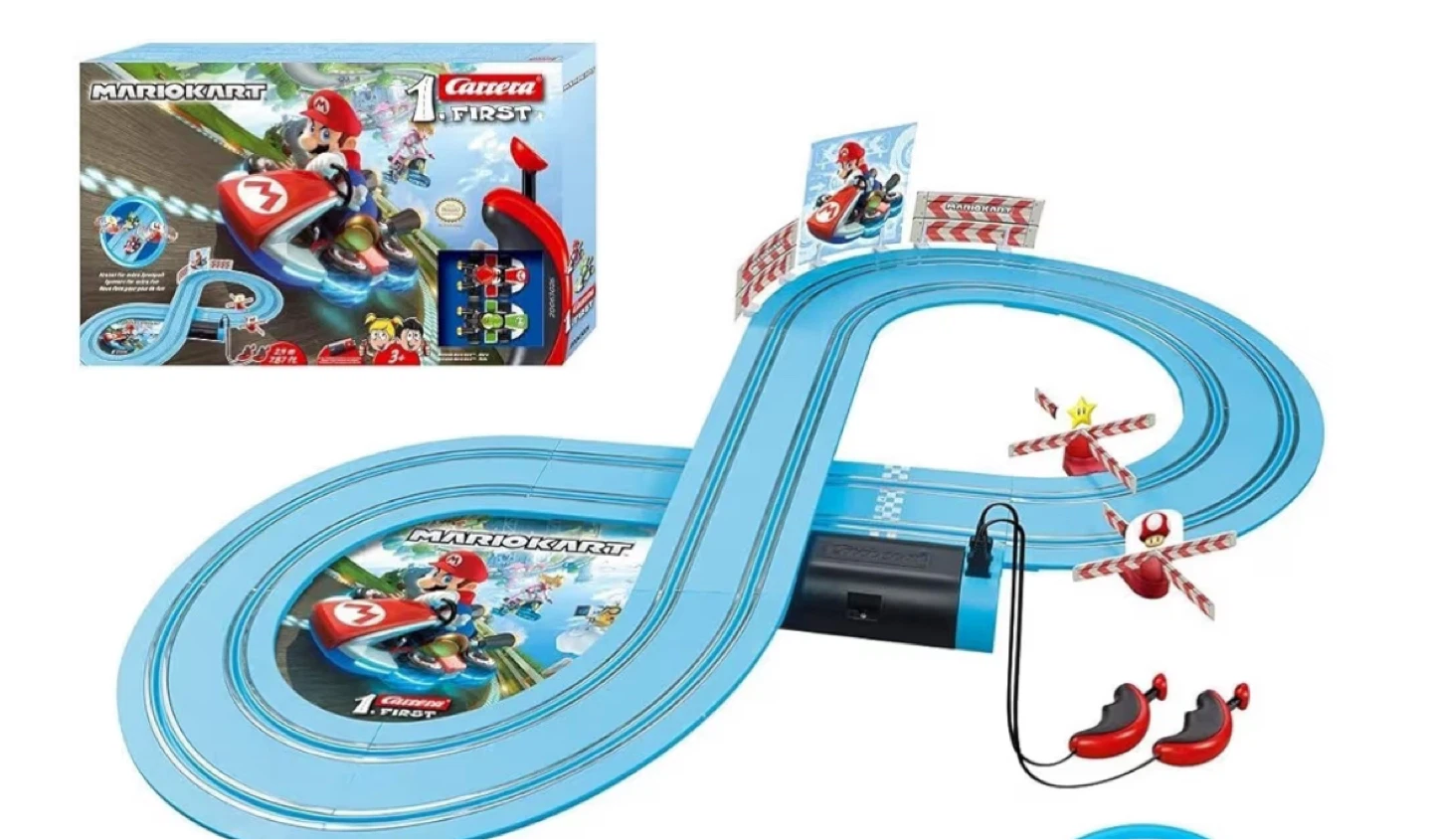 Carrera First Mario Kart Racers Slot Car Set